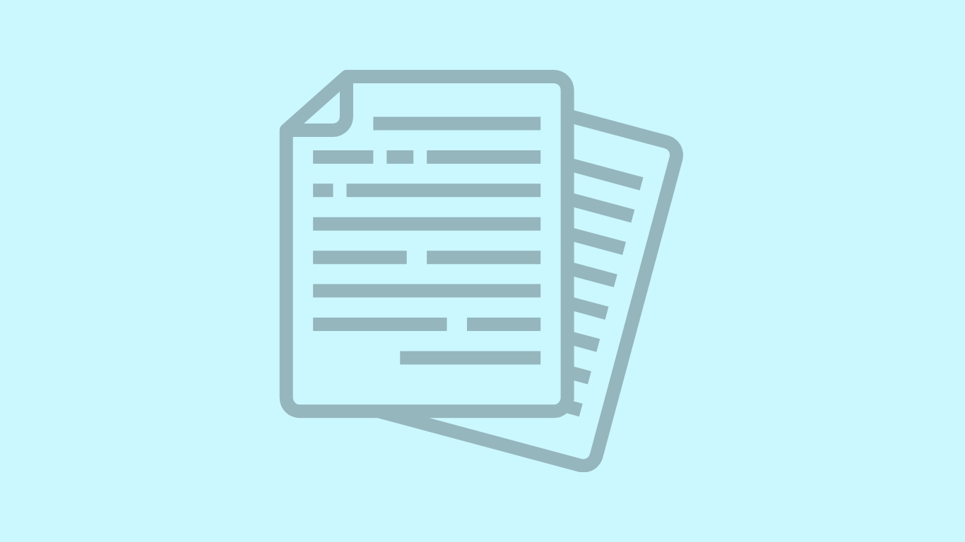 Illustration of two writing documents